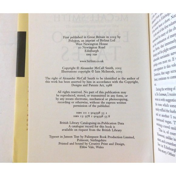 Espresso Tales by Alexander McCall Smith 2005 Hardcover Jacket - Picture 6 of 6